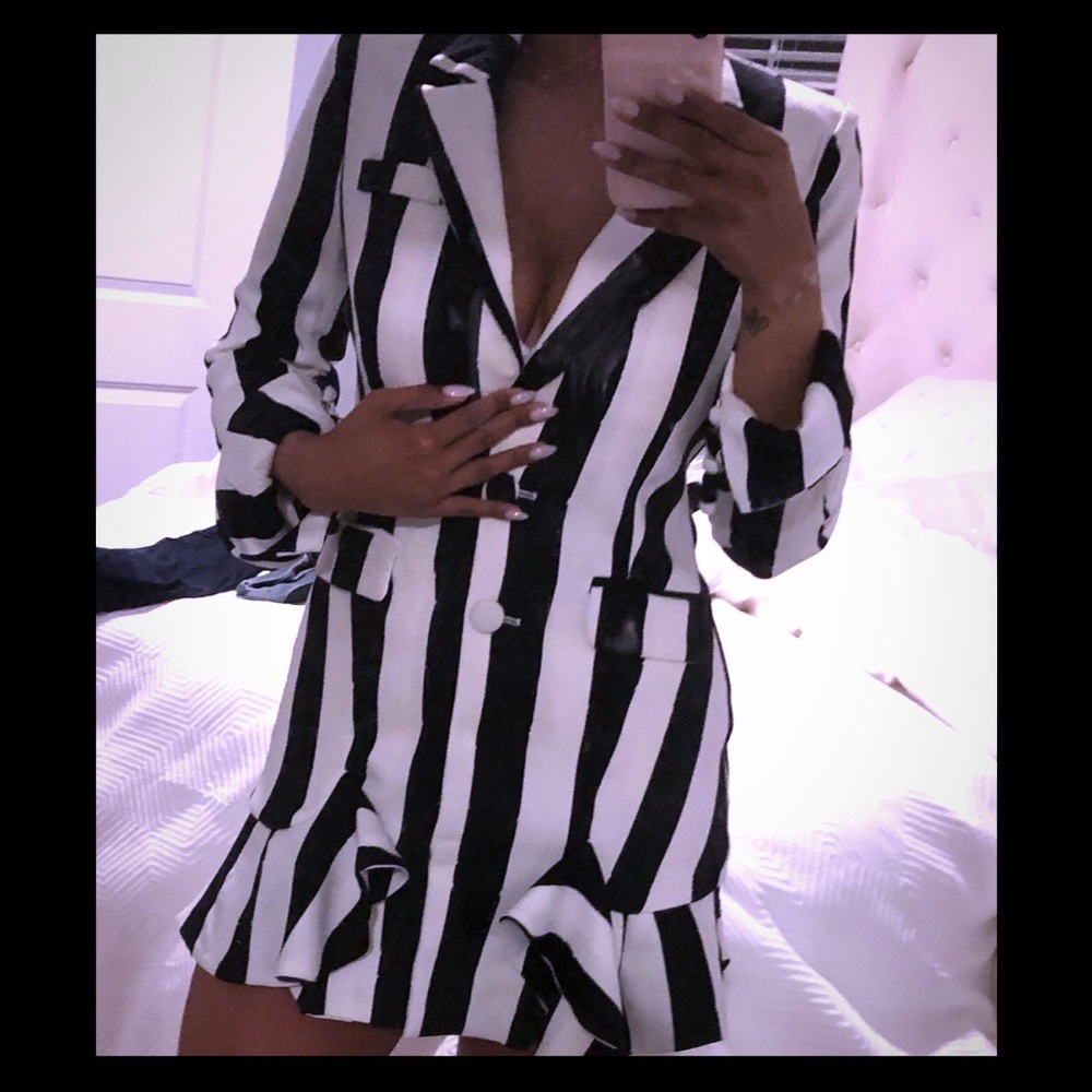 Black and White Dress